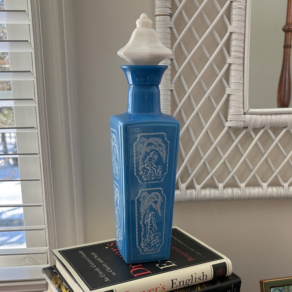 Vintage Jim Beam Chinoiserie Whiskey Bottle or Decanter
